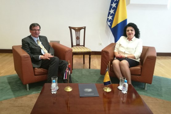 Poslanica u Predstavničkom domu Milica Marković razgovarala s ambasadorom Srbije u BiH 